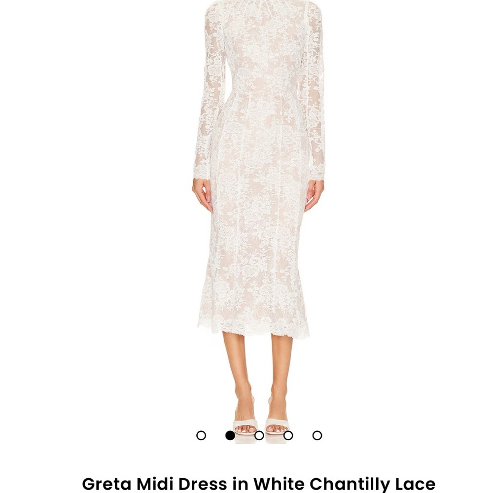 V Chapman Greta Lace Midi Dress - Picture 2 of 10